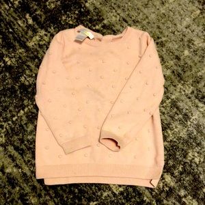 Baby Girl Bloomies Pom Sweater